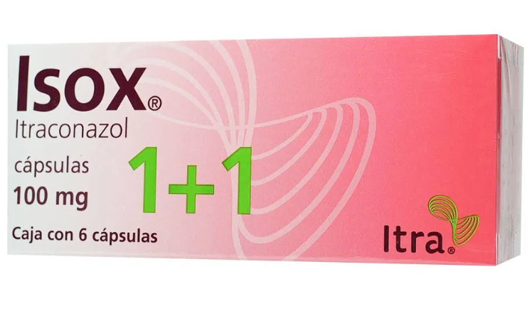 ISOX 1+1 (ITRACONAZOL) CAP 100MG C6