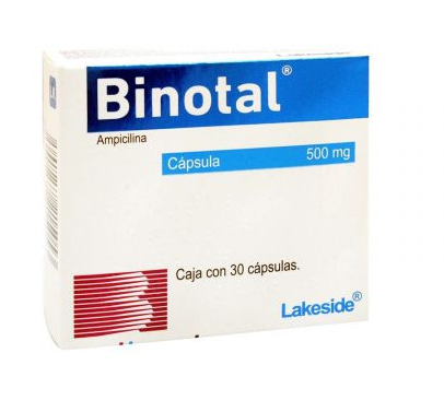 BINOTAL (AMPICILINA) CAP 500MG C30