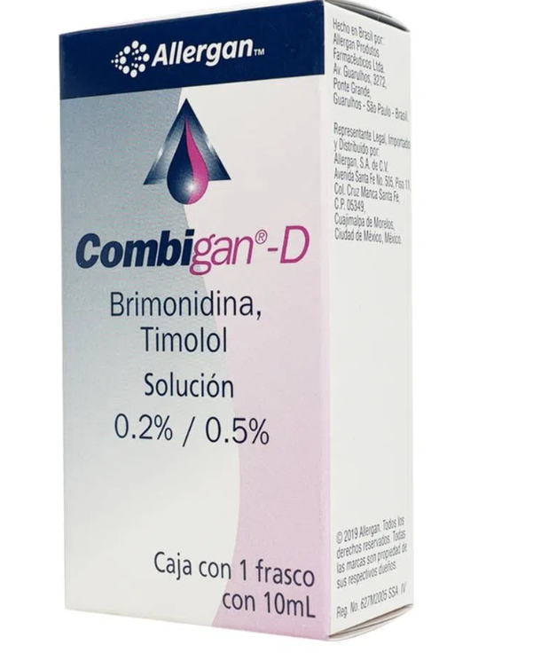 COMBIGAN-D (BRIMODININA/TIMOLOL) GOTAS 0.2/0.5% FCO 10ML