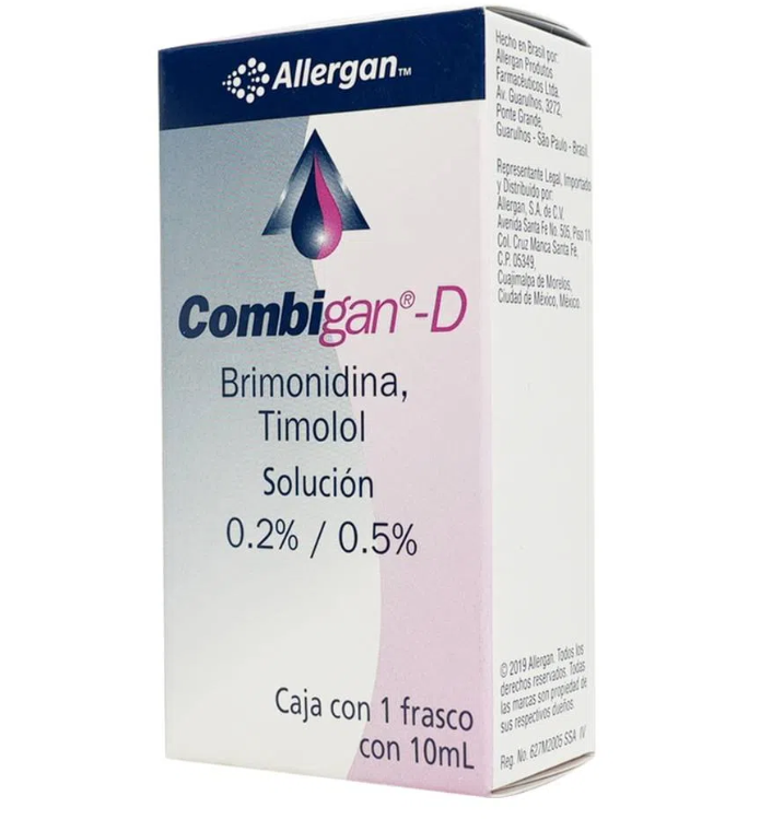 COMBIGAN-D (BRIMODININA/TIMOLOL) GOTAS 0.2/0.5% FCO 5ML