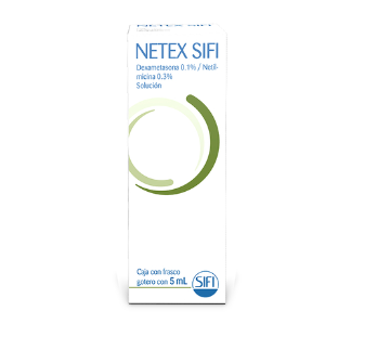NETEX SIFI (DEXAMETASONA/NETILMICINA) SOL OFT 5ML