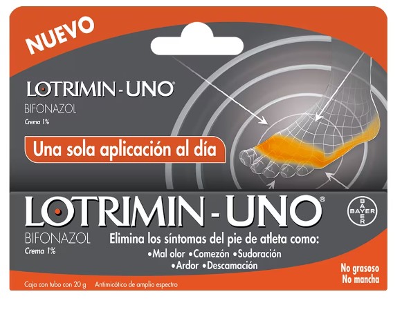 LOTRIMIN-UNO (BIFONAZOL) CREMA 1% 20G
