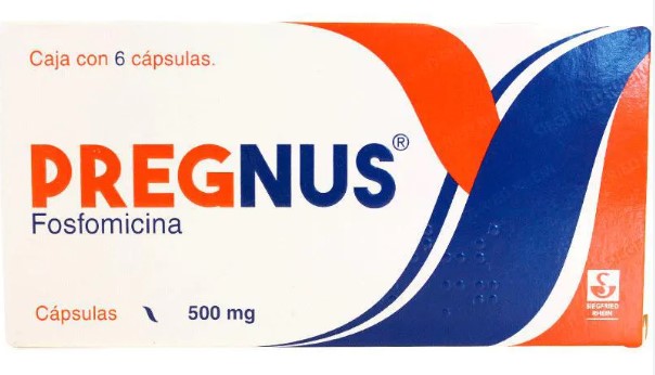 PREGNUS (FOSFOMICINA) CAP 500MG C6