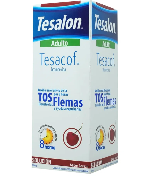 TESALON TESACOF AD (BROMHEXINA) SOL 160MG 100ML