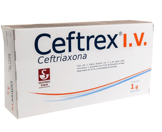 CEFTREX IV (CEFTRIAXONA) FCO AMP 1G 10ML C1