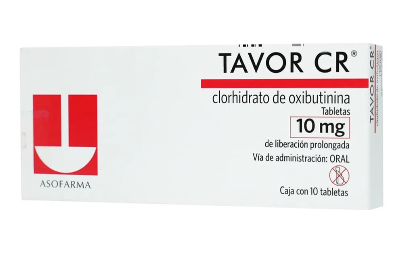 TAVOR CR (OXIBUTININA) TAB 10MG C10