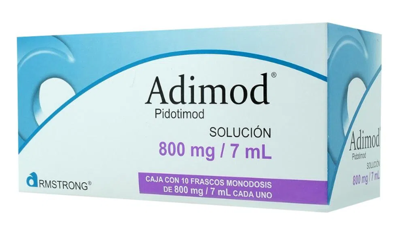 ADIMOD (PIDOTIMOD) AMP FCO 800MG/7ML C10