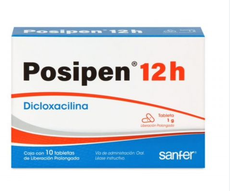 POSIPEN (DICLOXACILINA) TAB 1G C10