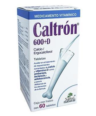 CALTRON 600+D (CALCIO/ERGOCALCIFEROL) TAB C60