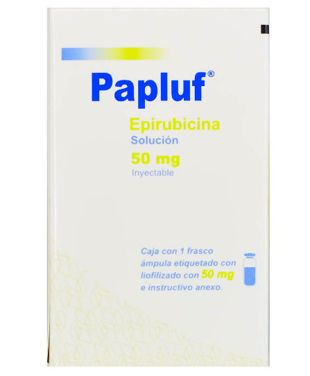 PAPLUF (EPIRUBICINA) FCO AMP 50MG C1