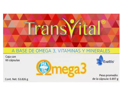 TRANSVITAL (OMEGA3/VITAMINAS/MINERALES) CAPS C60