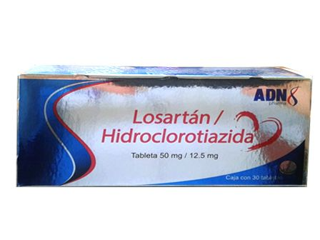 LOSARTAN/HIDROCLOROTIAZIDA TAB 50MG/12.5MG C30 ADN PHARMA