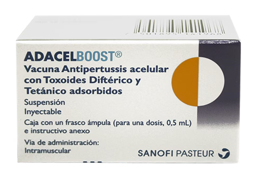 ADACEL BOOST (VAC ANTIPERTUSSIS CON TOXOIDES DIFTERICO Y TETANICO) FCO AMP 0.5ML C1