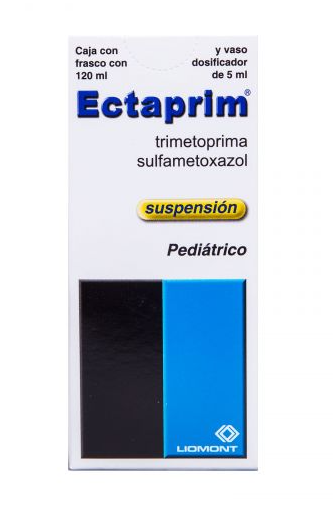 ECTAPRIM (TRIMETOPRIMA/SULFAMETOXAZOL) SOL 40MG/200MG/5ML C120