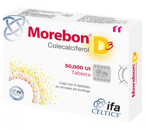 MOREBON D3 (COLECALCIFEROL) TAB 50,000UI C4