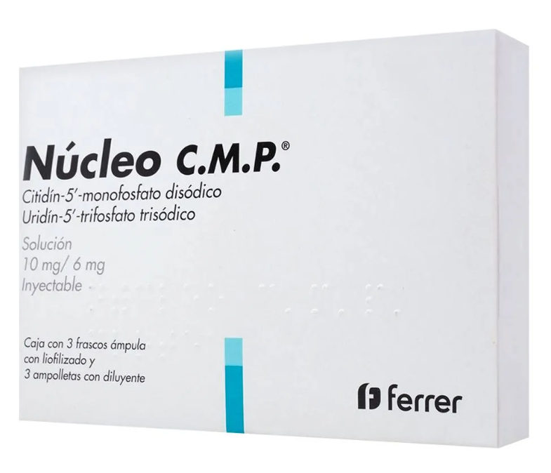 NUCLEO C.M.P FCO AMP 10MG/6MG C3
