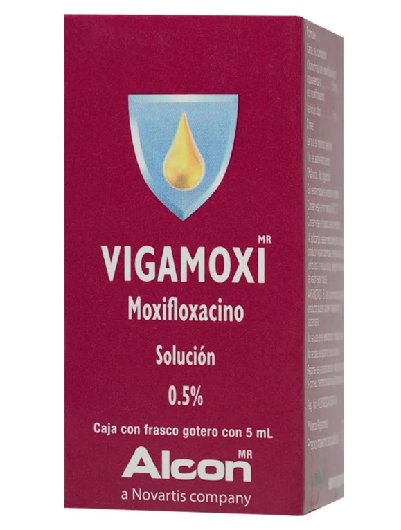 VIGAMOXI (MOXIFLOXACINO) GOTAS 0.5% 5ML