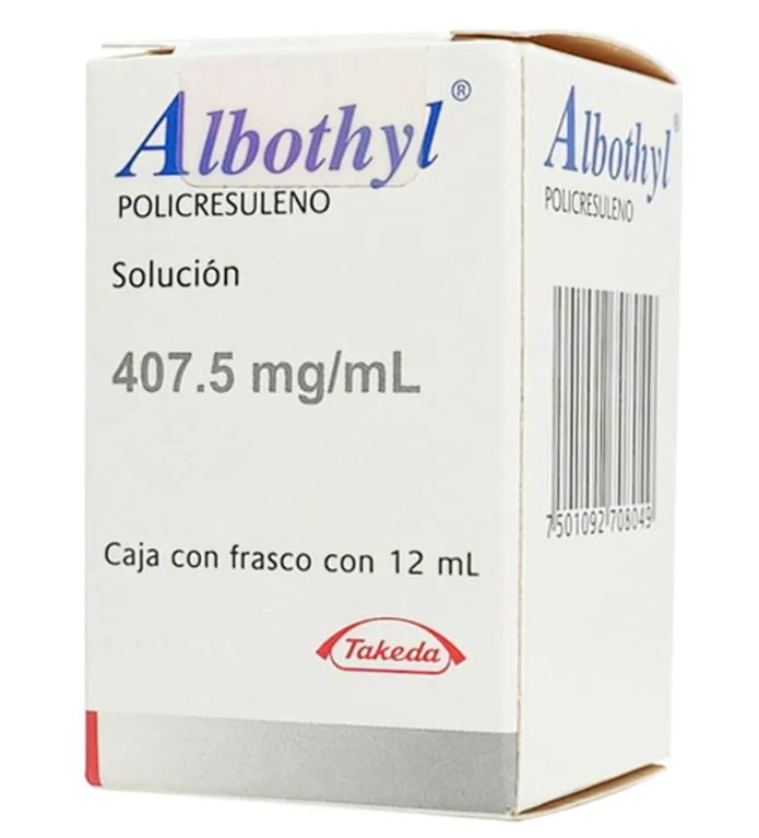 ALBOTHYL (POLICRESULENO) FCO SOL 407.5MG/12ML