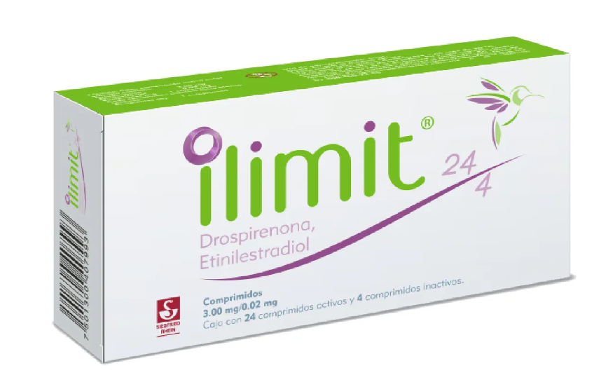 ILIMIT 24/4 (DROSPIRENONA/ETINILESTRADIOL) COMP 3.00/0.02MG  C24