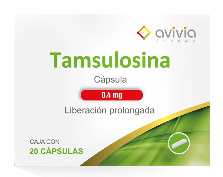 TAMSULOSINA CAP 0.4MG C20 AVIVIA