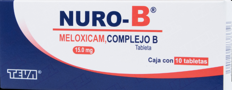 NURO-B (MELOXICAM/COMPLEJO B) CAP 15MG C10
