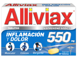 [650240013805] ALLIVIAX (NAPROXENO) TAB 550MG C10
