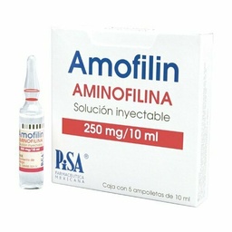 [7501125116605] AMOFILIN (AMINOFILINA) AMP 250MG 10ML C5