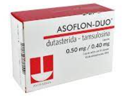 ASOFLON-DUO (DUTASTERIDA/TAMSULOSINA) CAP 0.50/0.40MG C30