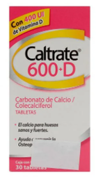 [7501065001337] CALTRATE 600+D (CARBONATO DE CALCIO/COLECALCIFEROL) 600MG/400UI C30