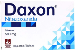 [7501300408754] DAXON (NITAZOXANIDA) TAB 500MG C6