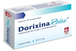 [7501300408556] DORIXINA RELAX (CLONIXINATO DE LISINA/CICLOBENZAPRINA) COMP 125MG/5MG C20