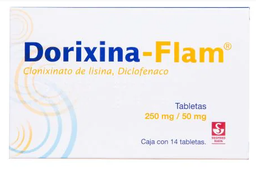 [7501300420220] DORIXINA-FLAM (LISINA/DICLOFENACO) TAB 250MGT/50MG C14