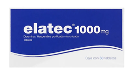 ELATEC (DIOSMINA/HESPERIDINA) TAB 1000MG C30