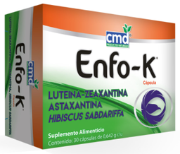 ENFO-K (LUTEINA/ZEAXANTINA/ASTAXANTINA) CAP 0.642G C30