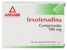 FEXOFENADINA COMP 180MG C10 AMSA