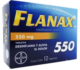 [7501008497340] FLANAX (NAPROXENO) TAB 550MG C12