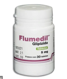 FLUMEDIL (GLIPIZIDA) TAB 5MG C30