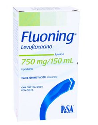 [7501125121791] FLUONING (LEVOFLOXACINO) FCO 750MG/150ML C1