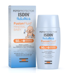 ISDIN PEDIATRICS FOTOPROTECTOR FUSION FLUID MINERAL BABY 50+FPS 50ML