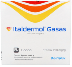 [7501390911042] ITALDERMOL GASAS (TRITICIUM VULGARE) 4G C3