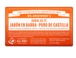 [018787506073] JABON DE CASTILLA BARRA TEA TREE 140G DR BRONNER´S