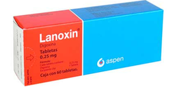 [7502253073044] LANOXIN (DIGOXINA) TAB 0.25MG C60 ASPEN
