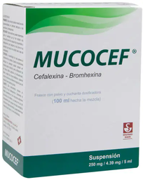 [7501300408815] MUCOCEF (CEFALEXINA/BROMHEXINA) SUSP 250/4.39MG 100ML