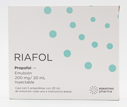 [709081053164] RIAFOL (PROPOFOL) AMP 200MG/20ML C5