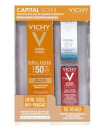 VICHY CAPITAIL SOLEIL  ANTI-MANCHAS FPS50+MINI KIT CREMA