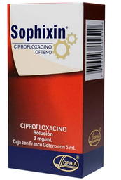 [736085400519] SOPHIXIN (CIPROFLOXACINO) SOL OFT 3MG/ML 5ML C1