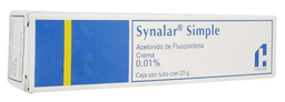 [7501088505430] SYNALAR SIMPLE(ACETONIO DE FLUOCINOLONA) CREMA 0.1% 20G