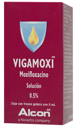 [7501088618109] VIGAMOXI (MOXIFLOXACINO) GOTAS 0.5% 5ML C1