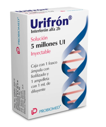 [7503000645095] URIFRON (INTERFERON ALFA2B) FCO AMP 5 MILLONES C1