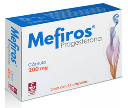 [7501300420954] MEFIROS (PROGESTERONA) CAP 200MG C15